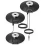 (1) WordForum 3.5 mm 4 pole with 3.5 mm Stereo Speaker Output Jack and (2) WordForm 3.5 mm 360° Conference Microphone - Omnidirectional Recording for Meetings