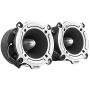 DS18 PRO-X8.4BMPK Mid and High Complete Package - Includes 2X Midrange Loudspeaker 8'' and 2X Aluminum Super Bullet Tweeter 1'' Built in Crossover - Door Speakers for Car or Truck Stereo Sound System