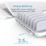 USB-C Charger Station, SooPii Premium 70W 7-Port Charging Station with One 30W Power Delivery Port Compatible with MacBook Pro/Air, iPad Pro, S10, and 6 USB Ports for Phones, Tablets, Laptops