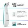 Blackhead Remover Electric Facial Pore Cleaner with 4 Changeable Functional Probes - Rechargeable Blackhead Suction Extractor Tool for men &women (Blue)