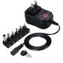 AMotie 12W 3V 4.5V 5V 6V 7.5V 9V 12V Regulated Multi Voltage Switching Replacement Power AC Adapter for Household Electronics Routers Speakers CCTV Cameras Smart Phone USB Charging Devices