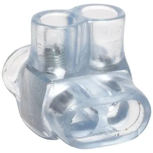 Morris Products 97312 Multi-Cable Connector, Insulated, Dual Entry, Clear, 2 Ports, 4 - 14 Wire Range