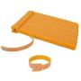 100 PCS 8 x 1/2 Inch Reusable Fastening Cable Ties Yellow with Hook Loop Rope Holder, KOOWIN Adjustable Cord Organization Straps Management Cable Wraps Cord Wire Organizer for Home and Office
