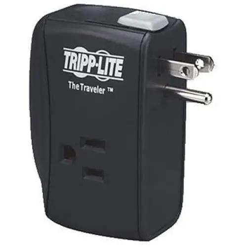 Tripp Lite 2 Outlet Portable Surge Protector Power Strip, Direct Plug in, Tel/Modem Protection, & $50,000 Insurance (Traveler) Tripp Lite 2 Outlet Portable Surge Protector Power Strip, Direct Plug in, Tel/Modem Protection, & $50,000 Insurance (Traveler)