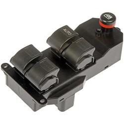 Dorman 901-602 Front Driver Side Door Window Switch for Select Honda Models, Black