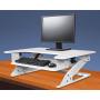 Kantek Sit to Stand Desktop Riser, White (STS900W)