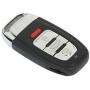 cciyu X 1 Flip Key Fob with Key Blade 4 buttons Replacement for 09 10 11 12 13 14 15 16 for A udi A1 A3 Quattro A4 A5 Series with FCC IYZFBSB802