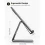 Lamicall Cell Phone Stand, Phone Dock : Cradle, Holder, Stand, Compatible with Phone 12 Mini 11 Pro Xs Xs Max Xr X 8 7 6 6s Plus 5 5s 5c All Android Smartphone Charging, Accessories Desk - Gray Lamicall Cell Phone Stand, Phone Dock : Cradle, Holder, Stand, Compatible with Phone 12 Mini 11 Pro Xs Xs Max Xr X 8 7 6 6s Plus 5 5s 5c All Android Smartphone Charging, Accessories Desk - Gray
