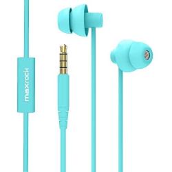 MAXROCK Sleep Earplugs - Noise Isolating Ear Plugs Sleep Earbuds Headphones with Unique Total Soft Silicone Perfect for Insomnia, Side Sleeper, Snoring, Air Travel, Meditation & Relaxation (acid blue)