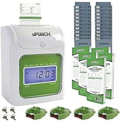 uPunch UB1000 Electronic Punch Card Time Clock Bundle
