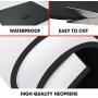 Dualplex Neoprene Sponge Foam Rubber Roll Adhesive,12x54 Inches X 1/4'' Thick, Perfect Cosplay Padding, DIY Project Sheet - Easy Cut Adhesive Multi-Function Soundproof Rubber Foam Sheet