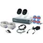 Swann Home Security Camera System, 4 Channel 2 Bullet Cameras, 1080p HD DVR, Indoor/Outdoor Wired Surveillance CCTV, Night Vision, Heat & Motion Sensing, Alexa + Google, 1TB Hard Drive, SWDVK-445802V