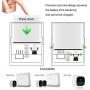 Feirsh Battery and Charger Station Gift for Arlo, Dual Rechargeable Batteries and Charging Station Compatible for Arlo Pro/Pro 2/Go Camera (No Batteries)