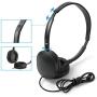 Wholesale Bulk Earphone Earbud Headphone - Kaysent(KHP-025) 25 Pack Wholesale Headphone for School,Airplane,Hospital,Students,Kids and Adults