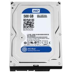 WD Blue 500GB Desktop Hard Disk Drive - 7200 RPM SATA 6 Gb/s 16MB Cache 3.5 Inch - WD5000AAKX