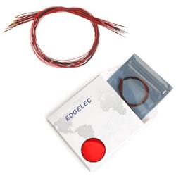 EDGELEC 20pcs Prewired 0402 Red SMD LED Light Emitting Diode DC 2V Micro Litz Length 7.8in. (20cm) Soldered Mini LED Lights for DIY Manual Model Toy Decoration