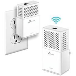 TP-Link AV1000 Powerline WiFi Extender(TL-WPA7510 KIT)- Powerline Adapter with Dual Band WiFi, Gigabit Port, Plug&Play, Power Saving, Ideal for Smart TV, Online Gaming