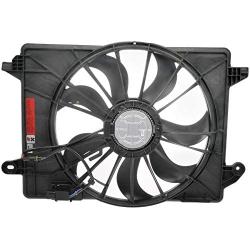 Dorman 621-526XD Engine Cooling Fan Assembly for Select Chrysler / Dodge Models, Black (OE FIX)