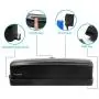 Electric 3 Hole Punch, VEYETTE Black Fast Hole Puncher 15-20 Sheets,Use AC or 6 AA Battery