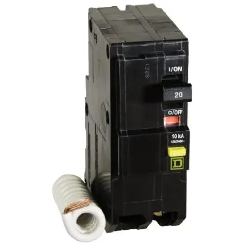 Square D by Schneider Electric QO220GFICP QO Qwik-Gard 20-Amp Two-Pole GFCI Breaker