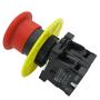 mxuteuk 22mm 1NC 1NO Red Mushroom Emergency Stop Push Button Switch AC 660V 10A Switch Station Box，1 Years Warranty HB2-ES545-BOX-Y