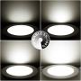 Drart 6 Inch Ultra-Thin Recessed Lighting Low Profile Slim Panel Downlight with Junction Box, Dimmable Air Tight 12W Ceiling Light, No Flickering, 100W Equiv, ETL& Energy Star Listed 5000K