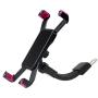 Leagway Motorcycle Phone Holder, Motorcycle Motorbike Phone Mount Holder Handlebar Compatible with 3.5-6.5 inch Samsung Galaxy S5 S6 S7 S8 S9 Nexus LG Huawei Smartphones, 360 Degree Rotation (Rose)