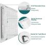 (2 Pack) Kadision 2x2 FT LED Flat Panel Light 40W, 5200LM 5000K Daylight 100-277V Recessed Troffer Fixture, 0-10V Dimmable Back Lit Commercial Ceiling Lights