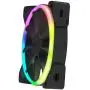 NZXT AER RGB 2 - HF-28120-B1 - 120mm - Advanced Lighting Customizations - Winglet Tips - Fluid Dynamic Bearing - LED RGB PWM Fan for Hue 2 - Single (HUE2 Lighting Controller Not Included)