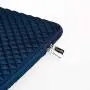 RAINYEAR 11 Inch Laptop Sleeve Diamond Foam Shock Resistant Neoprene Case Fluffy Cover Carrying Bag Compatible with 11.6 MacBook Air Surface for 11'' Chromebook Computer Tablet Notebook(Navy Blue)