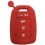 Ezzy Auto Red Silicone Key Fob Case Key Cover Jacket Holder Protector fit for 2013-2017 Honda Accord Sports