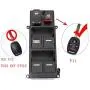 Master Window Switch for Honda Accord Sedan 2003-07 OE#35750-SDA-H12 Power Control Switch Front Left Driver Side Window Switch Comes with a Switch Removal Tool