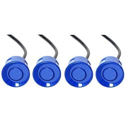 EKYLIN Car Auto Vehicle Reverse Backup Radar System with 4 Parking Sensors Distance Detection + LED Distance Display + Sound Warning (Blue Color)