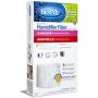 BestAir H75-PDQ-4 Extended Life Humidifier Replacement Paper Wick Humidifier Filter, For Holmes, Sunbeam, Touch Point, White-Westinghouse & Bionaire Models, 7.9'' x 2.6'' x 14'', Single Pack