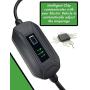 PRIMECOM Level 2 EV Charger 220/240V, 16A, 30ft & 50ft, Portable EVSE Electric Vehicle Charging Cable Compatible with Bolt Volt Leaf BMW i3 Fiat 500e Clarity NIRO Prius (30 Feet, 14-50P)