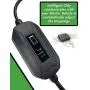 PRIMECOM Level 2 EV Charger 220/240V, 16A, 30ft & 50ft, Portable EVSE Electric Vehicle Charging Cable Compatible with Bolt Volt Leaf BMW i3 Fiat 500e Clarity NIRO Prius (30 Feet, 14-50P)