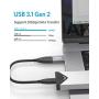 [10Gbps] USB C to USB 3.0 Adapter (2 Pack), XAOSUN 3.1 USB C to A Adapter, Support Superfast Data Sync(OTG) & Fast Charging, Fit for MacBook Pro 2020, MacBook Air, Galaxy Note, Pixel, iPad Pro 2020