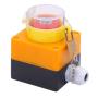 Taiss / 22mm 1 NC 1 NO Red Mushroom Latching Action Emergency Stop Push Button Switch Cover Station 10A 440V Stop Switch Box with Key Lock LA38A-11ZS/STOP-BOX-ZS