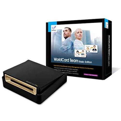 PenPower WorldCard Team Basic Edition (1-Year Subscription, 2 Users) -Business Card Management Solution for Small and Medium-Sized Enterprises