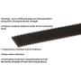 3M Dual Lock Reclosable Fastener TB4575, Black, 1 in x 10 ft