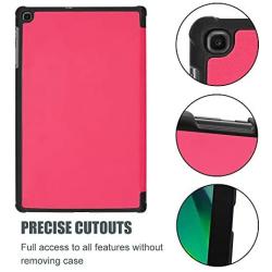 ProCase Galaxy Tab A 8.0 2019 Case T290 T295, Slim Light Cover Trifold Stand Hard Shell Folio Case for 8.0 inch Galaxy Tab A 2019 Without S Pen Model SM-T290 (Wi-Fi) SM-T295 (LTE) –Magenta