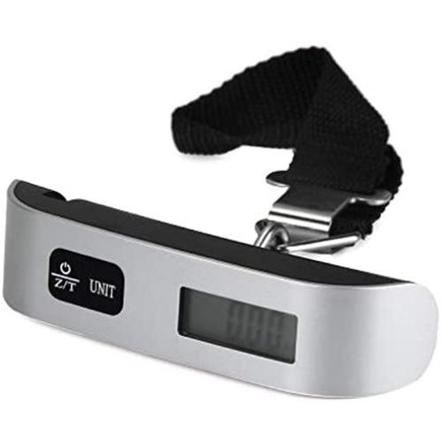 Portable portable weighing scale portable express electronic weighing scale new mini-scale (Silvery)