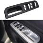 Master Window Switch Control Panel Cover Trim with Pull Handle Trim for VW Golf Passat Jett 1998-2004(Black)