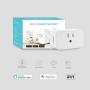 4 Pack 【Upgrade Version】 Smart Plug by LINGANZH. Wi-Fi Socket Remote Control from Anywhere Smart Sockets, Compatible with Alexa and Google Home/Assistant. No hub Required