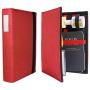 Strapbook Elastic Grid Organizer Book for Electronics Accessories Travel Cables Chargers and More (2-Pack Red)