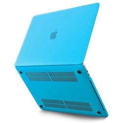 Kuzy MacBook Pro 13 inch Case 2020 2019 2018 2017 2016 Release A2338 M1 A2289 A2251 A2159 A1989 A1706 A1708, Non-Slip, Fully Vented Plastic Hard Shell MacBook Pro Case with Touch Bar, Aqua