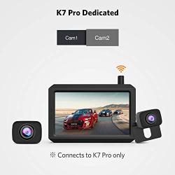 Backup Camera, Front Camera, Wide Angle HD Rear View Camera for K7 PRO