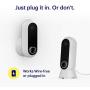 Canary Flex: 3 Camera Pack| Indoor Outdoor WiFi HD Security | Night Vision, Weatherproof, Wireless or Plug in, (Add 1YR Premium Service Plan FREE w/ Promotion), White