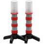 Twinkle Star Emergency Roadside Flares Kit LED Safety Strobe Road Warning Light Highway Beacon Alert Flare with Magnetic Base, Detachable Stand, Solid Storage Case, Set of 2