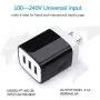 Wall Charger, Hootek 2Pack 3.1A 3 Port USB Plug Cube Wall Charger Adapter Charging Block Box Compatible iPhone 11 Pro XS MAX XR X 8 7 6S Plus, Samsung Galaxy S20 FE 5G S10 S9 S8/Note20 Ultra 5G 10 9 8